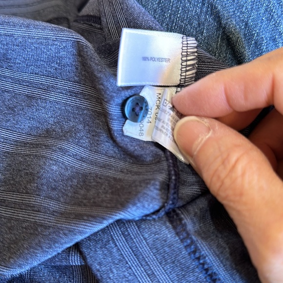 NEW Notre Dame Polo ND blue with stripe shirt University - Picture 7 of 7